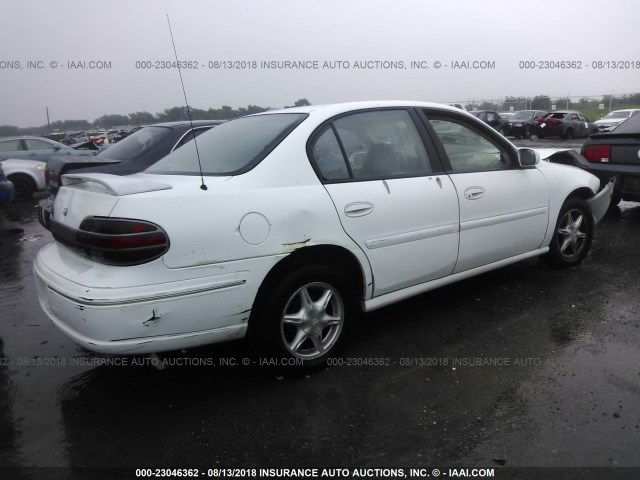 1G3NB52M8X6316458 - 1999 OLDSMOBILE CUTLASS GL თეთრი ფოტო 4