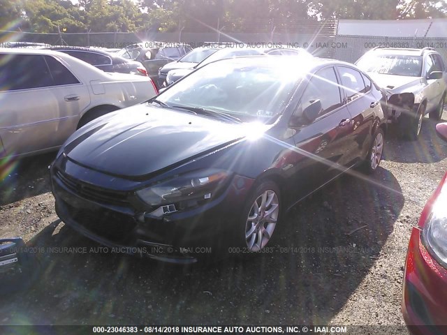 1C3CDFBA8DD304772 - 2013 DODGE DART SXT BLACK photo 2