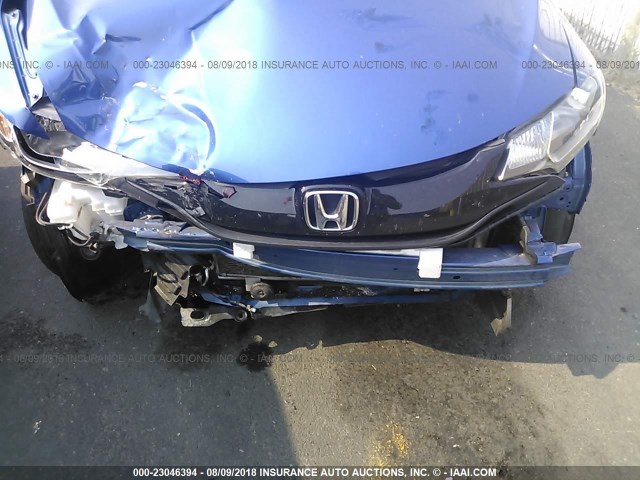 JHMGK5H51HS010511 - 2017 HONDA FIT LX BLUE photo 6