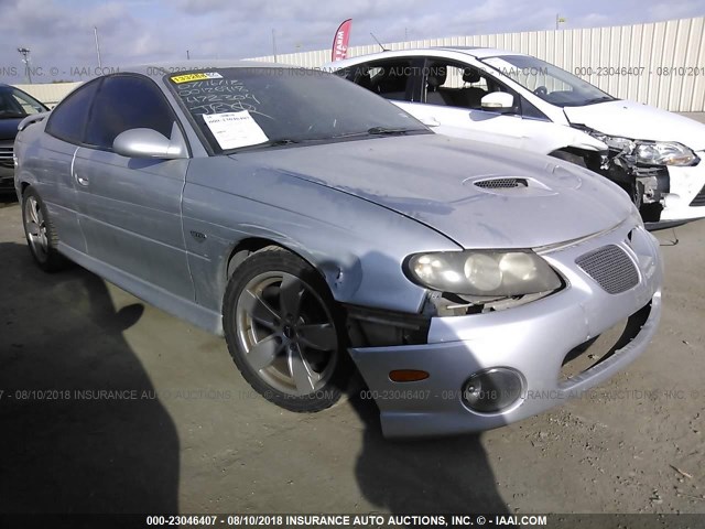 6G2VX12U45L472304 - 2005 PONTIAC GTO SILVER photo 1