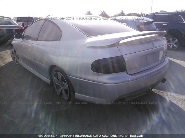 6G2VX12U45L472304 - 2005 PONTIAC GTO SILVER photo 3