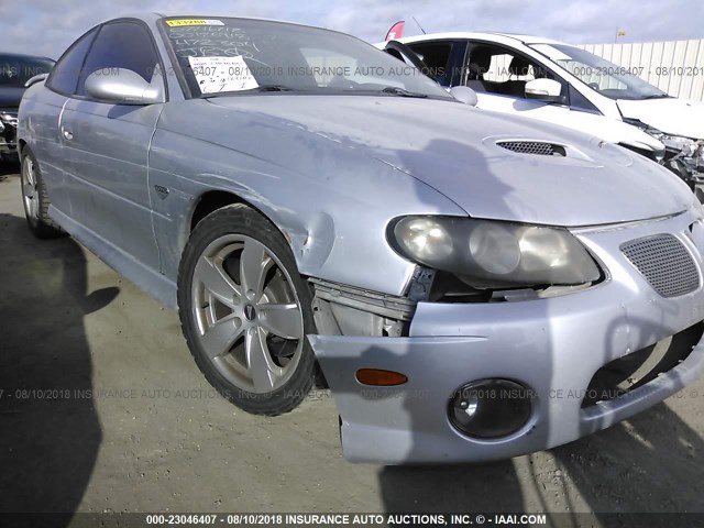 6G2VX12U45L472304 - 2005 PONTIAC GTO SILVER photo 6