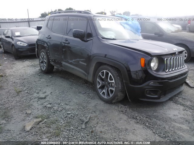 ZACCJABTXFPC14200 - 2015 JEEP RENEGADE LATITUDE BLACK photo 1