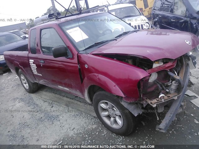 1N6DD26S22C344695 - 2002 NISSAN FRONTIER KING CAB XE MAROON photo 1