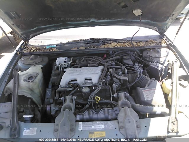 1G2WJ52M1SF295764 - 1995 PONTIAC GRAND PRIX SE ტურკოუსი ფოტო 10