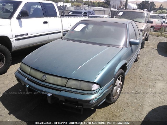 1G2WJ52M1SF295764 - 1995 PONTIAC GRAND PRIX SE ტურკოუსი ფოტო 2