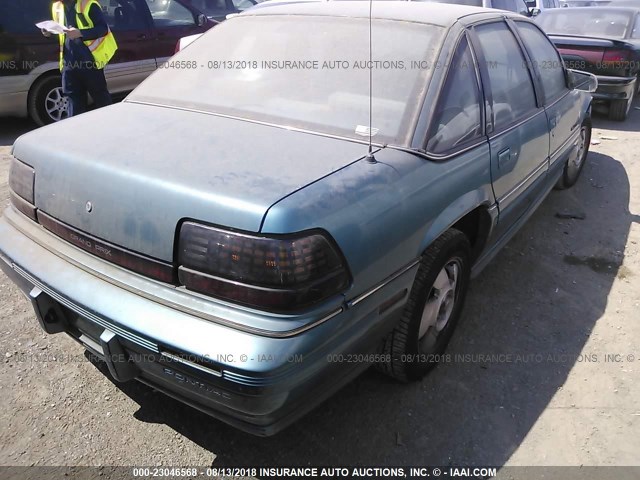 1G2WJ52M1SF295764 - 1995 PONTIAC GRAND PRIX SE ტურკოუსი ფოტო 4