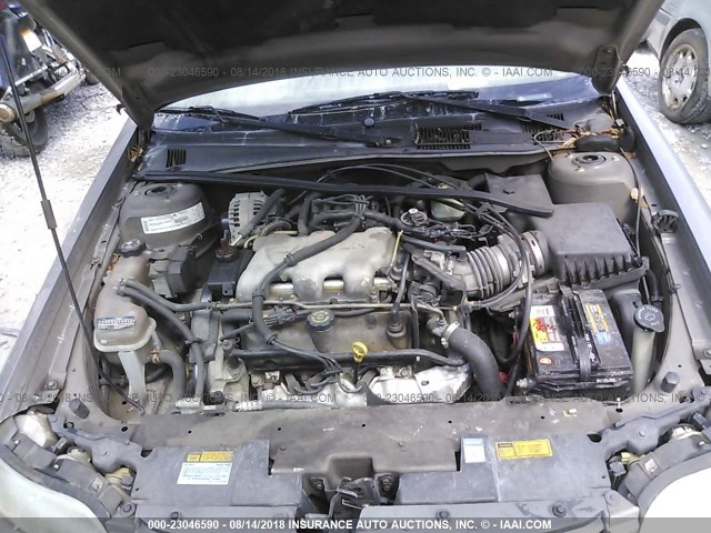 1G1NE52J616198939 - 2001 CHEVROLET MALIBU LS 灰色 照片 10