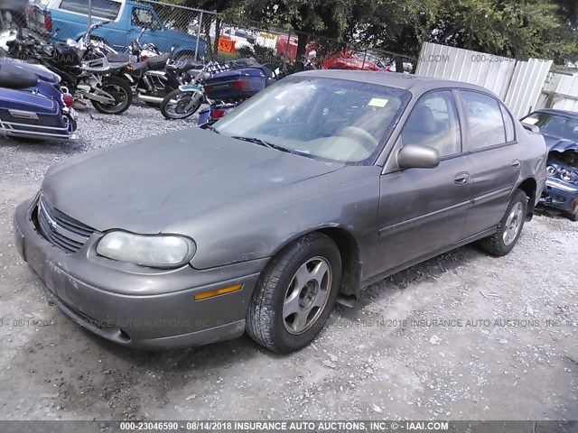 1G1NE52J616198939 - 2001 CHEVROLET MALIBU LS 灰色 照片 2