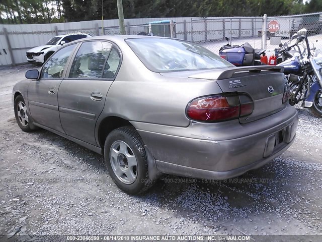 1G1NE52J616198939 - 2001 CHEVROLET MALIBU LS 灰色 照片 3