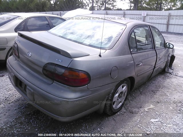 1G1NE52J616198939 - 2001 CHEVROLET MALIBU LS 灰色 照片 4