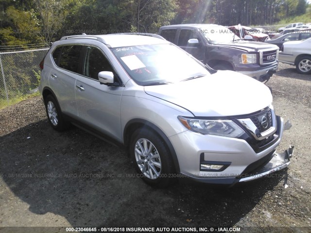 KNMAT2MTXHP604346 - 2017 NISSAN ROGUE S/SV SILVER photo 1