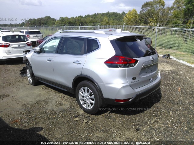 KNMAT2MTXHP604346 - 2017 NISSAN ROGUE S/SV SILVER photo 3