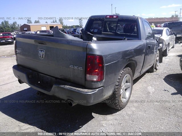 3C6JD7AT6CG241367 - 2012 DODGE RAM 1500 ST GRAY photo 4