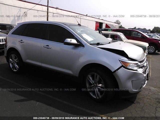 2FMDK4KC4BBA92673 - 2011 FORD EDGE LIMITED SILVER photo 1