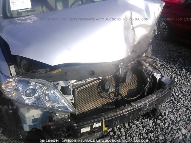 4T1BK46K19U079490 - 2009 TOYOTA CAMRY SE/LE/XLE SILVER photo 6