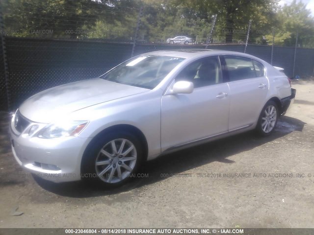 JTHCH96S860016120 - 2006 LEXUS GS GENERATION 200 300 SILVER photo 2