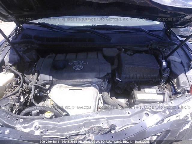 4T4BF3EKXAR023574 - 2010 TOYOTA CAMRY SE/LE/XLE ნაცრისფერი ფოტო 10