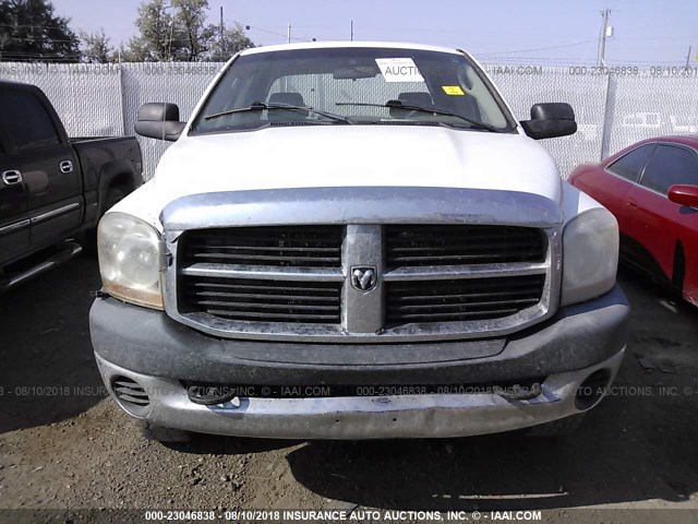 3D7KS28C16G103175 - 2006 DODGE RAM 2500 ST/SLT/LARAMIE WHITE photo 6