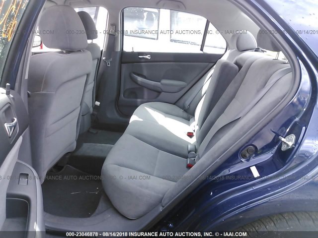 1HGCM56425A022982 - 2005 HONDA ACCORD LX BLUE photo 8