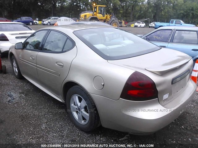 2G2WP522951126679 - 2005 PONTIAC GRAND PRIX Золотий фото 3