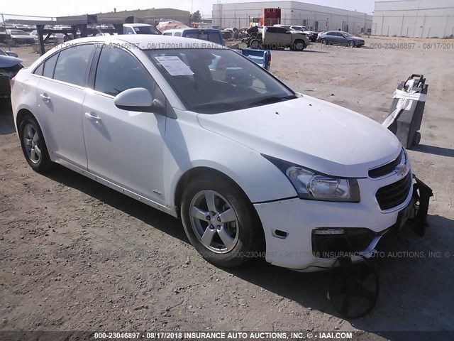 1G1PC5SB3F7292382 - 2015 CHEVROLET CRUZE LT WHITE photo 1