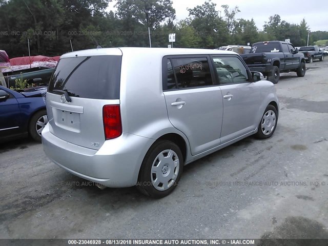 JTLKE50E781015558 - 2008 TOYOTA SCION XB Gümüş foto 4