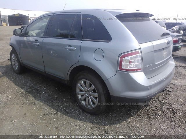 2FMDK49C07BB51263 - 2007 FORD EDGE SEL PLUS SILVER photo 3