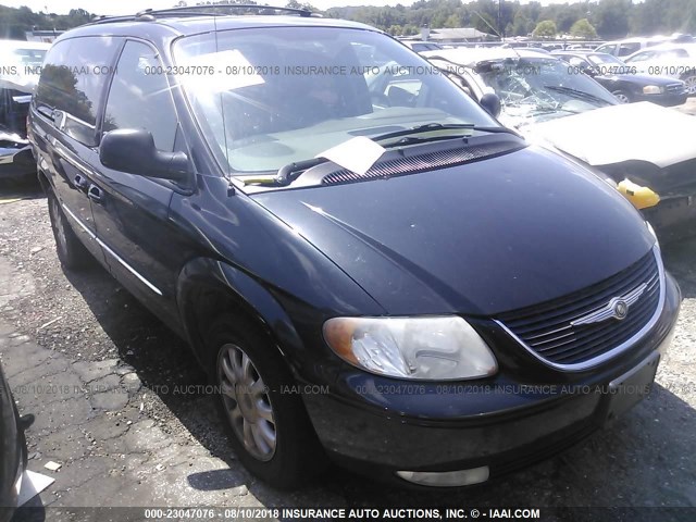 2C8GP54L83R234018 - 2003 CHRYSLER TOWN & COUNTRY LXI BLUE photo 1