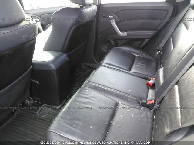 5J8TB1H58AA007899 - 2010 ACURA RDX TECHNOLOGY BLACK photo 8