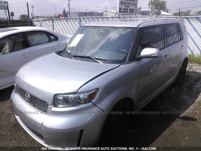 JTLKE50E181012994 - 2008 TOYOTA SCION XB Gümüş foto 2
