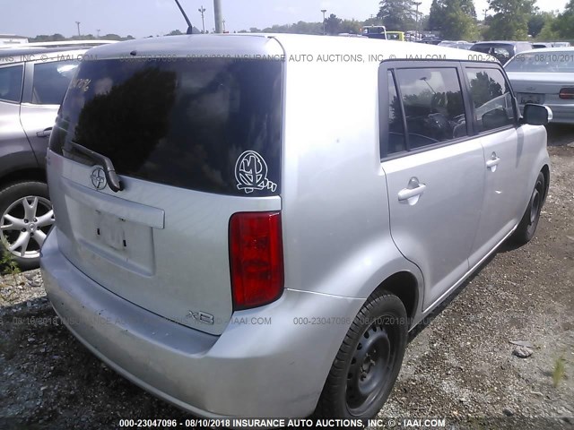 JTLKE50E181012994 - 2008 TOYOTA SCION XB Gümüş foto 4