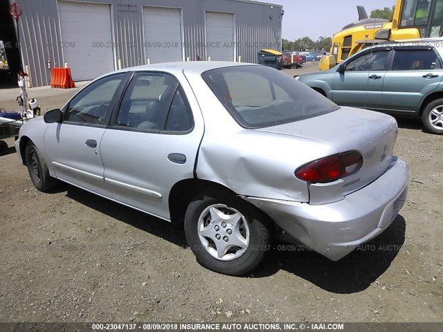 1G1JC524427400459 - 2002 CHEVROLET CAVALIER CNG SILVER photo 3