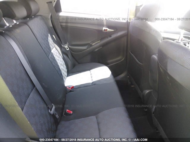 2T1KU40EX9C161944 - 2009 TOYOTA COROLLA MATRIX  BLACK photo 8