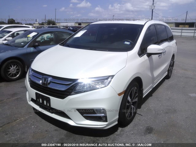 5FNRL6H99JB026118 - 2018 HONDA ODYSSEY ELITE Blanco foto 2