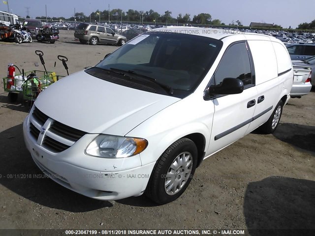 1D4GP23R57B245023 - 2007 DODGE GRAND CARAVAN C/V WHITE photo 2