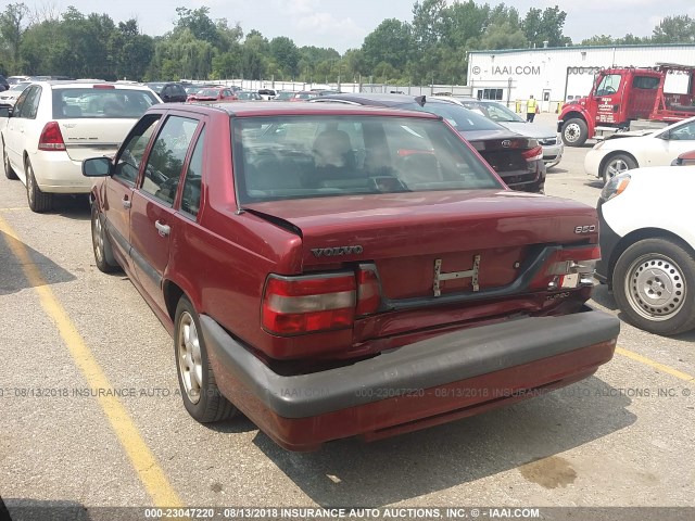 YV1LS5719S2175142 - 1995 VOLVO 850 RED photo 3