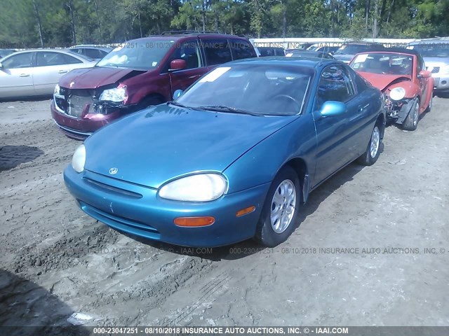 JM1EC4314P0222110 - 1993 MAZDA MX-3 BLUE photo 2