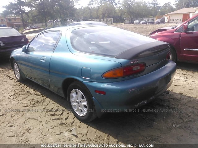 JM1EC4314P0222110 - 1993 MAZDA MX-3 BLUE photo 3