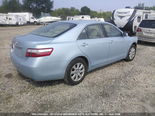 4T4BE46K59R064116 - 2009 TOYOTA CAMRY SE/LE/XLE BLUE photo 4