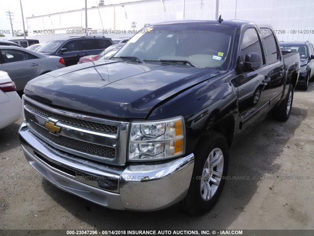 3GCPCREAXCG127981 - 2012 CHEVROLET SILVERADO C1500  LS BLACK photo 2