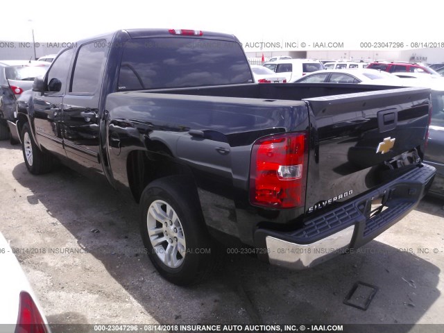 3GCPCREAXCG127981 - 2012 CHEVROLET SILVERADO C1500  LS BLACK photo 3