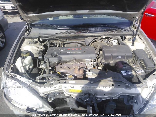 4T1BE32K04U890729 - 2004 TOYOTA CAMRY LE/XLE/SE Qızıl foto 10