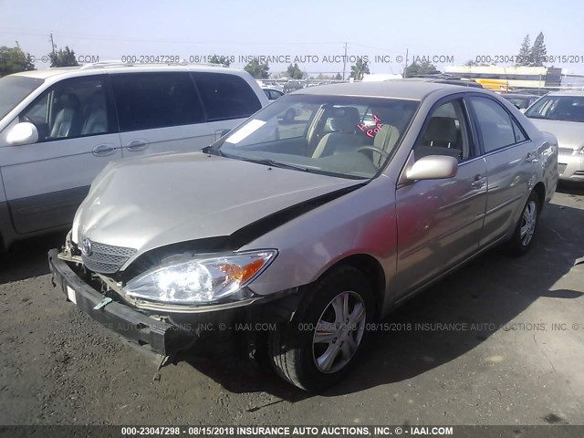 4T1BE32K04U890729 - 2004 TOYOTA CAMRY LE/XLE/SE Qızıl foto 2