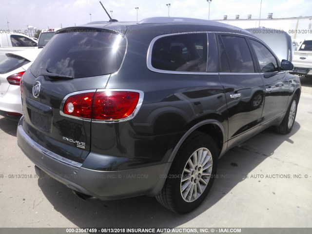 5GAKRBED7BJ119605 - 2011 BUICK ENCLAVE CXL 灰色 照片 4