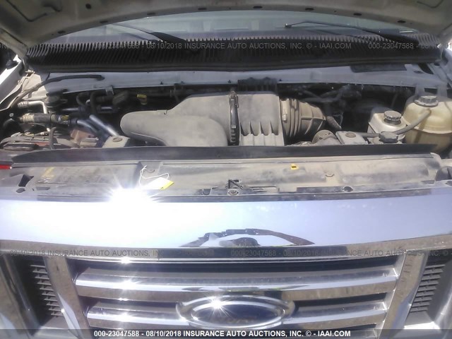 1FTNE2EW2DDA35556 - 2013 FORD ECONOLINE E250 VAN WHITE photo 10