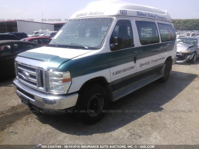 1FTNE2EW2DDA35556 - 2013 FORD ECONOLINE E250 VAN WHITE photo 2