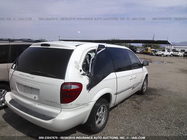 2B4GP44351R341484 - 2001 DODGE GRAND CARAVAN SPORT WHITE photo 6