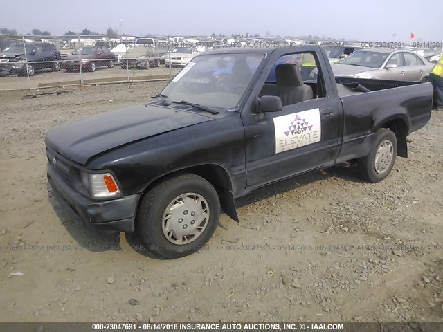 JT4RN81A1S5206366 - 1995 TOYOTA PICKUP 1/2 TON SHORT WHEELBASE BLACK photo 2