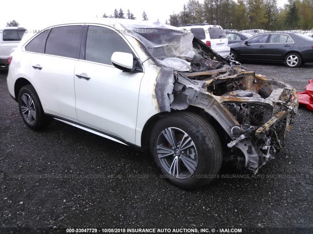 5FRYD4H35HB026697 - 2017 ACURA MDX WHITE photo 1